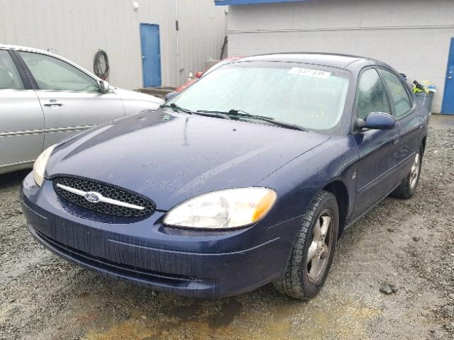 1FAFP55S4YA137452 - 2000 FORD TAURUS SES BLUE photo 2