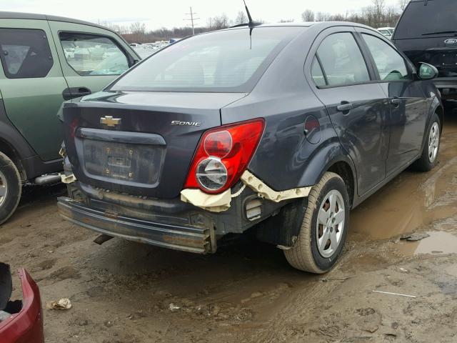 1G1JA5SH9D4132375 - 2013 CHEVROLET SONIC LS 石墨色 照片 4