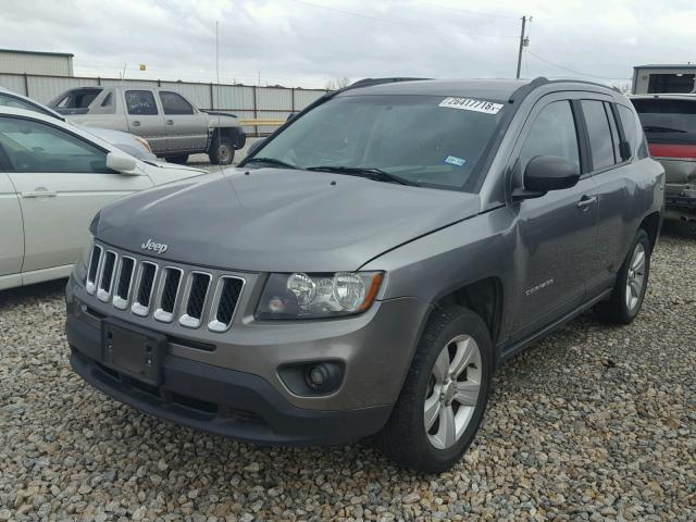 1C4NJDBB5ED565529 - 2014 JEEP COMPASS SP GRAY photo 2