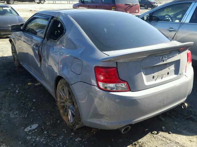 JTKJF5C73C3023485 - 2012 TOYOTA SCION TC GRAY photo 3