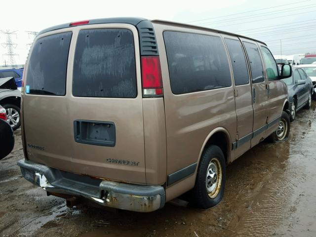 1GAGG25RX21232804 - 2002 CHEVROLET EXPRESS G2 TAN photo 4