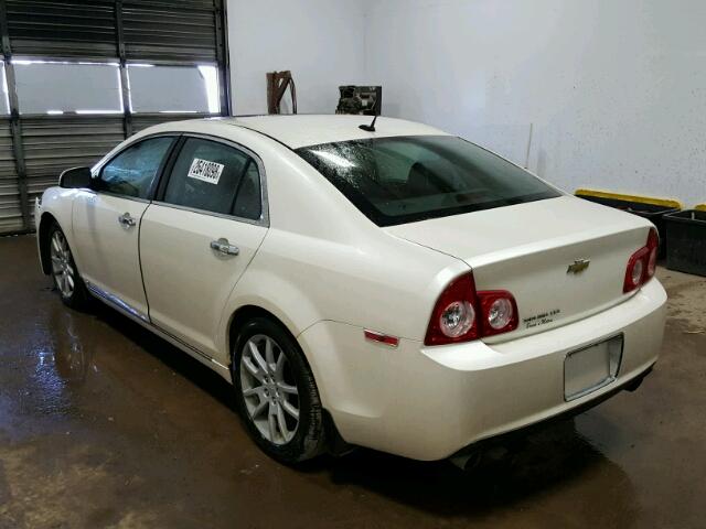 1G1ZE5E70A4116863 - 2010 CHEVROLET MALIBU LTZ WHITE photo 3