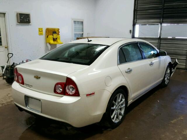 1G1ZE5E70A4116863 - 2010 CHEVROLET MALIBU LTZ WHITE photo 4