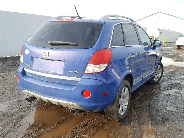 3GSDL73708S568106 - 2008 SATURN VUE XR BLUE photo 4