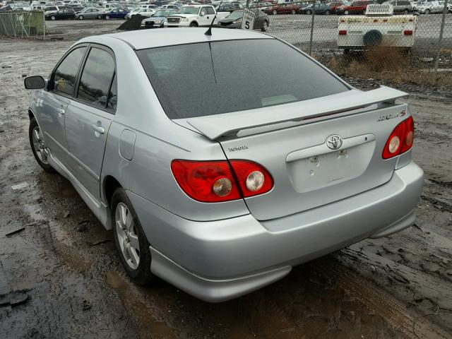 2T1BR32E97C800823 - 2007 TOYOTA COROLLA CE SILVER photo 3