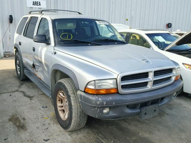 1D4HS38N33F615936 - 2003 DODGE DURANGO SP SILVER photo 1