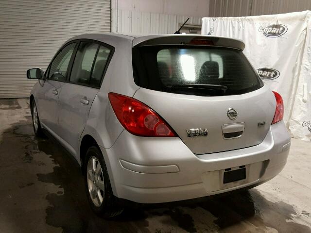 3N1BC1CP2CK242822 - 2012 NISSAN VERSA S SILVER photo 3