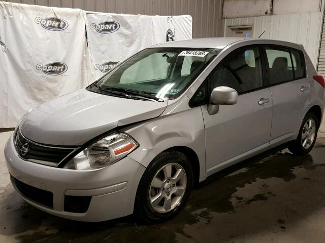 3N1BC1CP2CK242822 - 2012 NISSAN VERSA S SILVER photo 9