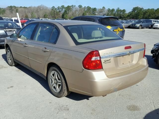 1G1ZS51F16F300906 - 2006 CHEVROLET MALIBU LS GOLD photo 3