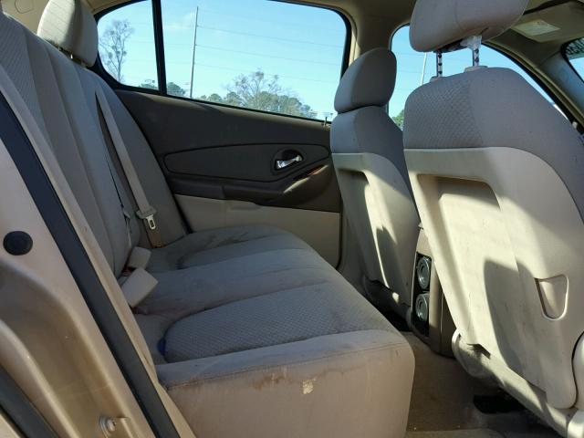 1G1ZS51F16F300906 - 2006 CHEVROLET MALIBU LS GOLD photo 6