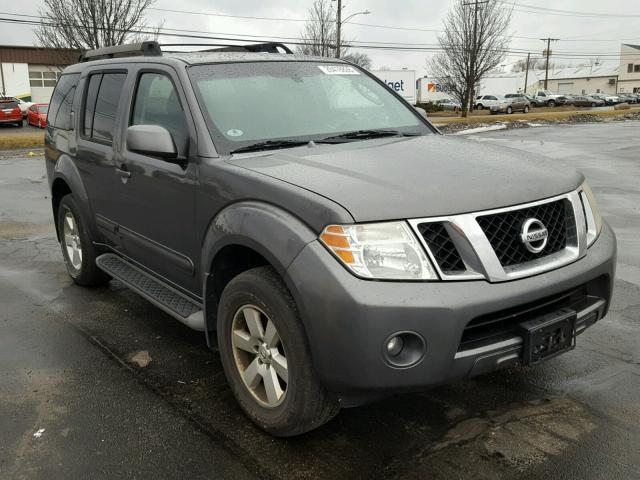 5N1AR18B68C606138 - 2008 NISSAN PATHFINDER GRAY photo 1