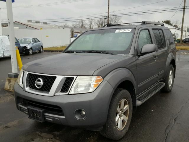 5N1AR18B68C606138 - 2008 NISSAN PATHFINDER GRAY photo 2