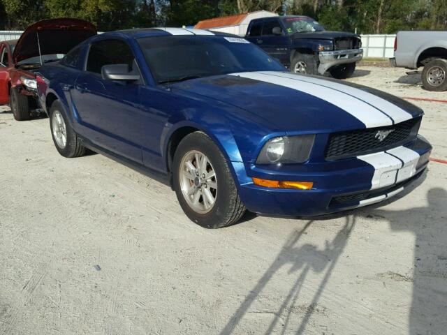 1ZVFT80N275202411 - 2007 FORD MUSTANG BLUE photo 1