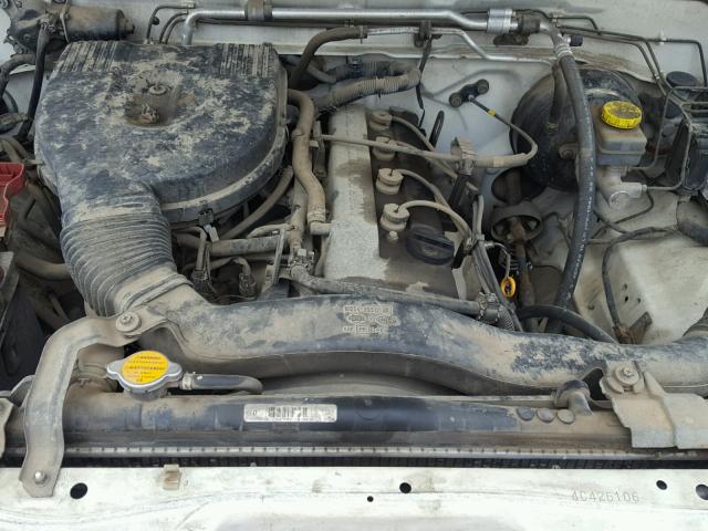 1N6DD26T14C426106 - 2004 NISSAN FRONTIER K WHITE photo 7