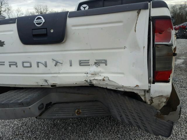 1N6DD26T14C426106 - 2004 NISSAN FRONTIER K WHITE photo 9