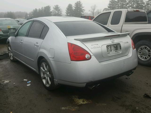 1N4BA41EX7C801539 - 2007 NISSAN MAXIMA SE SILVER photo 3