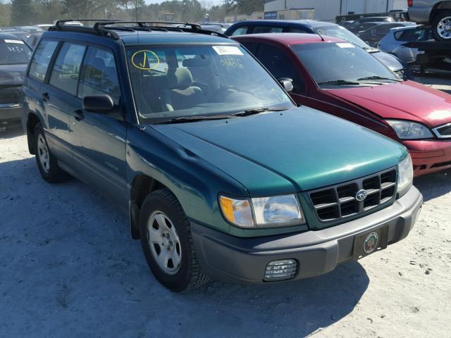 JF1SF6352XG739511 - 1999 SUBARU FORESTER L GREEN photo 1