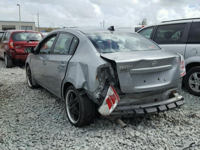 3N1AB61E39L629993 - 2009 NISSAN SENTRA 2.0 GRAY photo 3