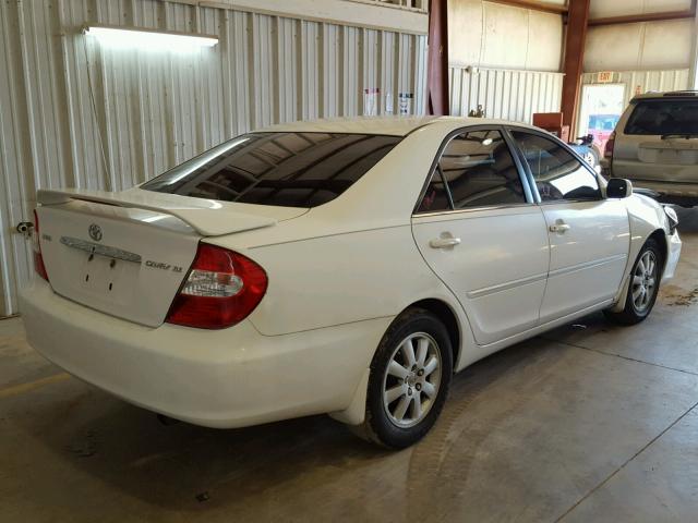 4T1BE32K53U244777 - 2003 TOYOTA CAMRY LE WHITE photo 4