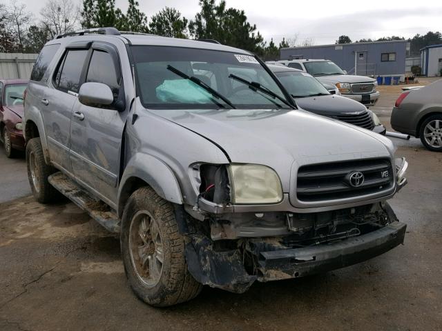 5TDZT34A11S038175 - 2001 TOYOTA SEQUOIA SR SILVER photo 1