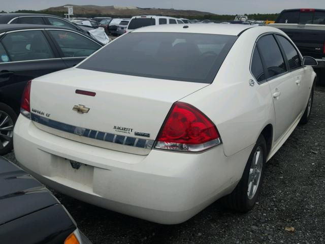 2G1WT57K591291448 - 2009 CHEVROLET IMPALA 1LT WHITE photo 4