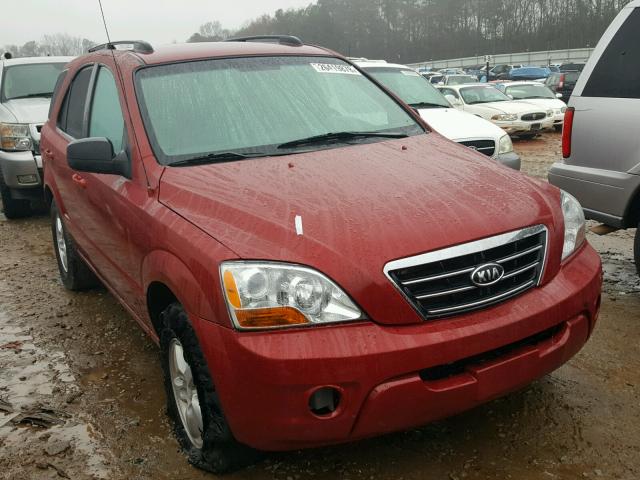 KNDJD735885792440 - 2008 KIA SORENTO EX MAROON photo 1