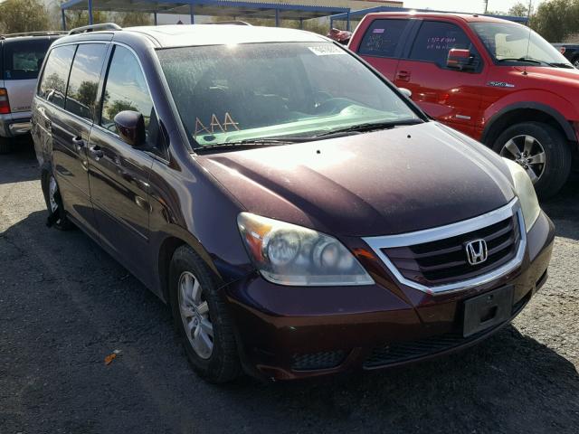 5FNRL38789B015779 - 2009 HONDA ODYSSEY EX BURGUNDY photo 1