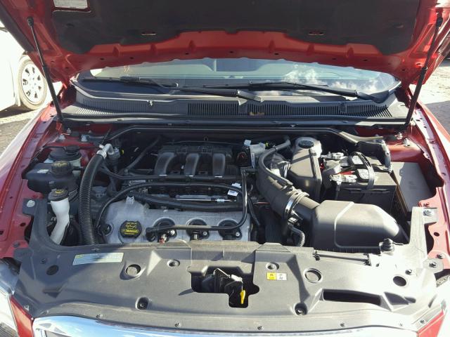 1FAHP2EW4BG166545 - 2011 FORD TAURUS SEL RED photo 7