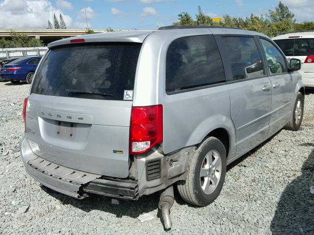 2D4RN3DG3BR638966 - 2011 DODGE GRAND CARA SILVER photo 4