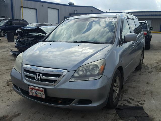 5FNRL38477B029076 - 2007 HONDA ODYSSEY EX GRAY photo 2