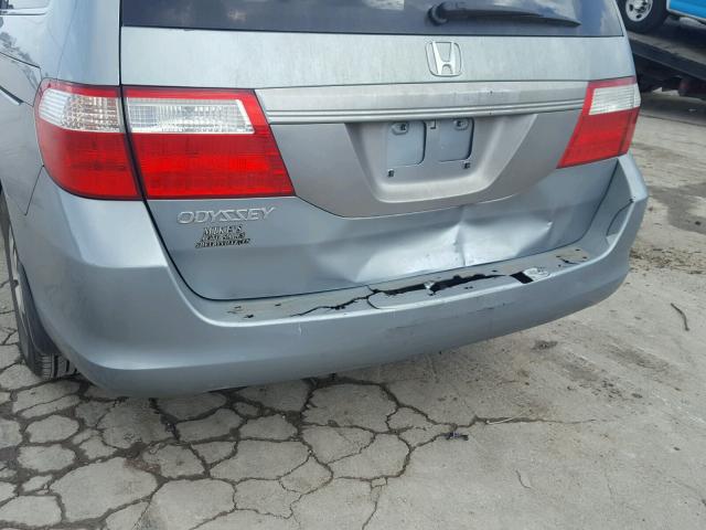 5FNRL38477B029076 - 2007 HONDA ODYSSEY EX GRAY photo 9