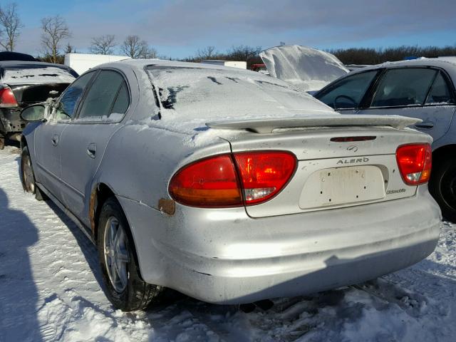 1G3NL52E13C178912 - 2003 OLDSMOBILE ALERO GL SILVER photo 3