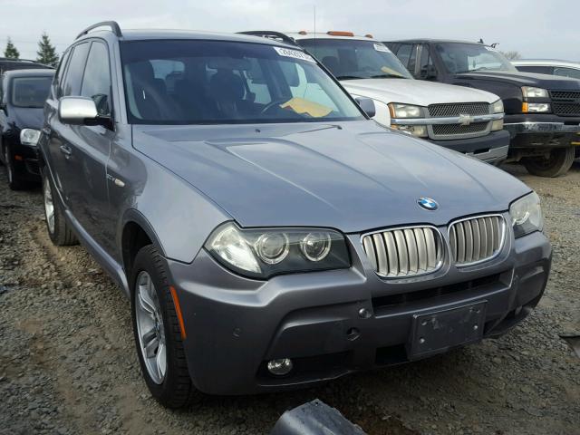 WBXPC93488WJ09441 - 2008 BMW X3 3.0SI SILVER photo 1