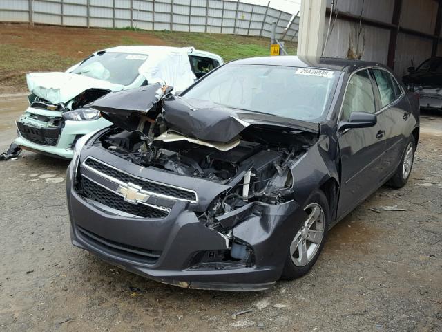 1G11B5SA4DF157124 - 2013 CHEVROLET MALIBU LS GRAY photo 2