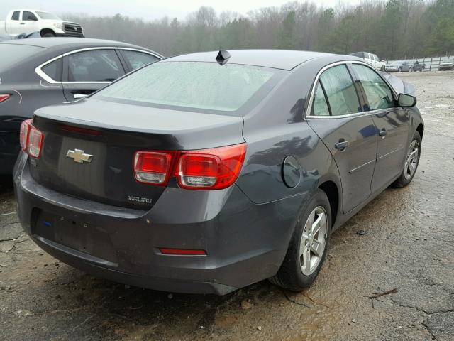 1G11B5SA4DF157124 - 2013 CHEVROLET MALIBU LS ნაცრისფერი ფოტო 4