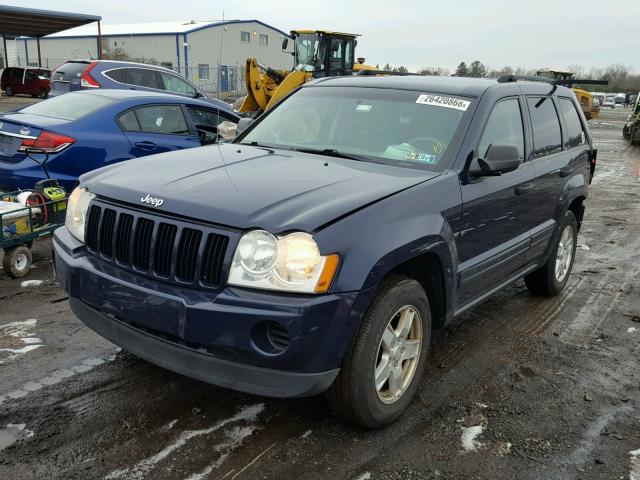 1J8GR48KX6C177110 - 2006 JEEP GRAND CHER BLUE photo 2