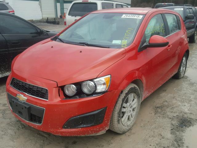 1G1JC6SG1D4135276 - 2013 CHEVROLET SONIC LT ORANGE photo 2