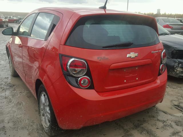 1G1JC6SG1D4135276 - 2013 CHEVROLET SONIC LT ORANGE photo 3