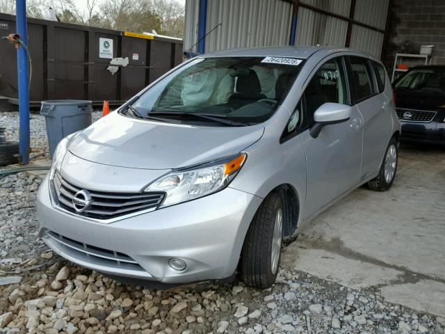 3N1CE2CP1FL395355 - 2015 NISSAN VERSA NOTE SILVER photo 2