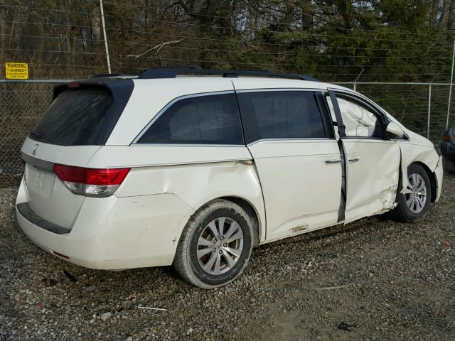 5FNRL5H65FB094097 - 2015 HONDA ODYSSEY EX WHITE photo 4