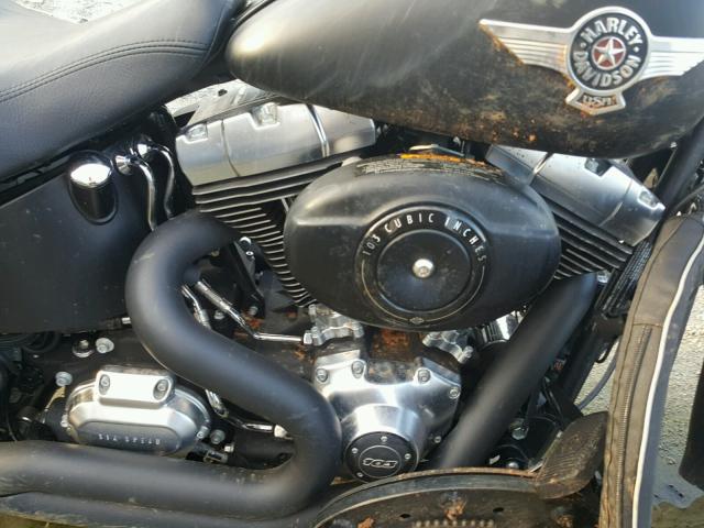 1HD1JNV19DB054017 - 2013 HARLEY-DAVIDSON FLSTFB FAT BLACK photo 7