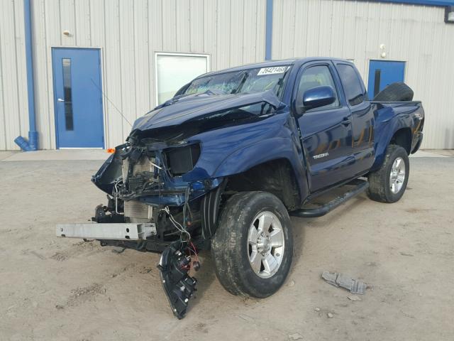 5TEUU42NX8Z490805 - 2008 TOYOTA TACOMA ACC BLUE photo 2