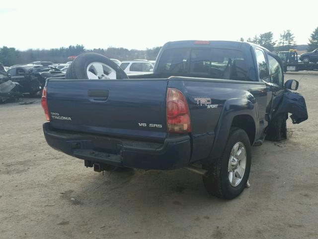 5TEUU42NX8Z490805 - 2008 TOYOTA TACOMA ACC BLUE photo 4