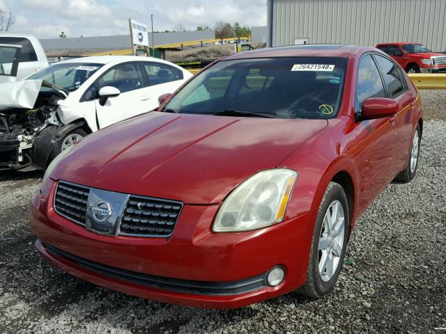 1N4BA41EX5C869529 - 2005 NISSAN MAXIMA SE RED photo 2