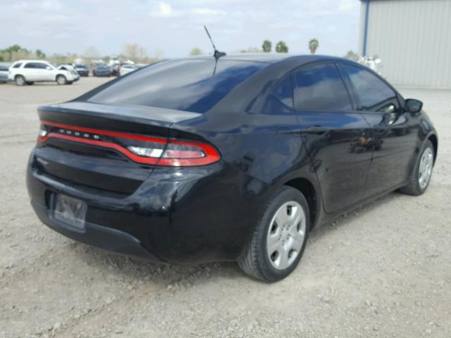 1C3CDFAA0DD309966 - 2013 DODGE DART SE BLACK photo 4