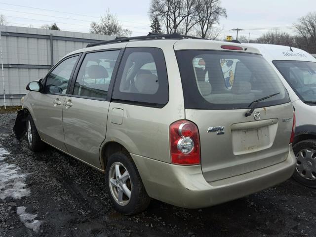 JM3LW28AX50555055 - 2005 MAZDA MPV WAGON GOLD photo 3