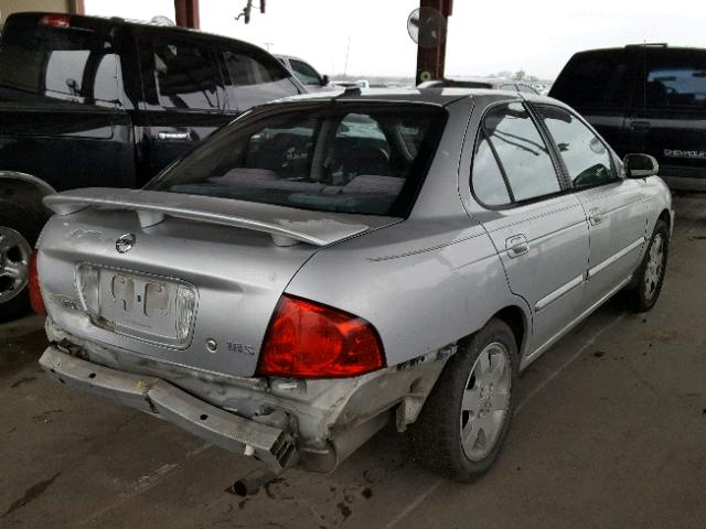 3N1CB51D75L538343 - 2005 NISSAN SENTRA 1.8 SILVER photo 4