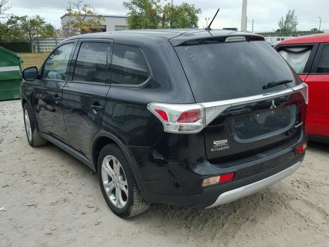 JA4AD3A38FZ001088 - 2015 MITSUBISHI OUTLANDER BLACK photo 3