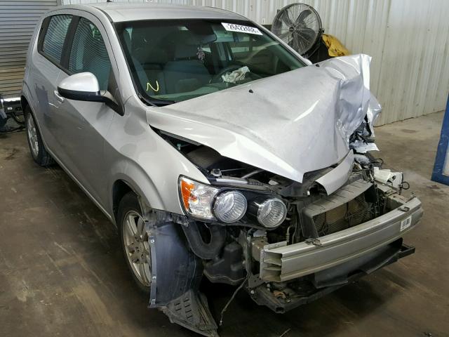 1G1JA6SH2C4143237 - 2012 CHEVROLET SONIC LS SILVER photo 1