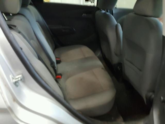 1G1JA6SH2C4143237 - 2012 CHEVROLET SONIC LS 银色 照片 6